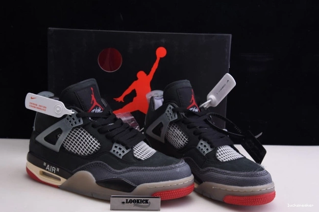 Reps LUCY Jordan Air x 4 White Bred Off CV9388-001 Retro 0719